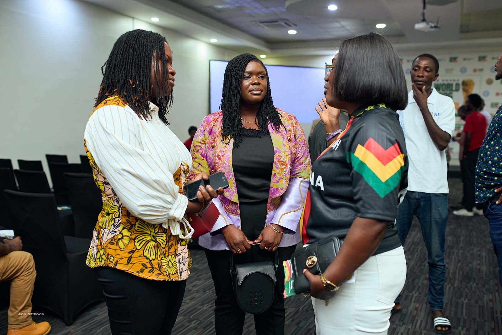Opening prayer at the Made in Ghana FIFA World Cup Expo